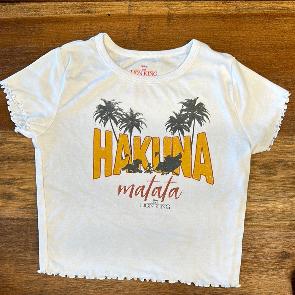 Disney White and Yellow Lion King T-Shirt